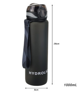 32oz 1000ml motivational water bottle with time marker 1