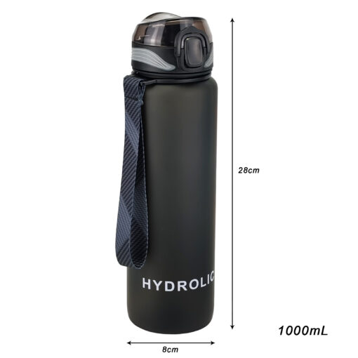 32oz 1000ml motivational water bottle with time marker 1