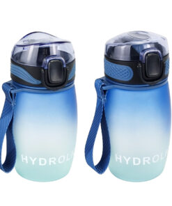 400ml motivational water bottle with time marker 13