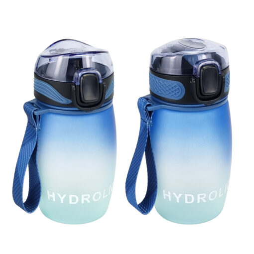 400ml motivational water bottle with time marker 13