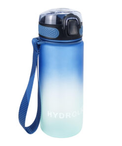 600ml Water Bottles with Times to Drink and Straw 1