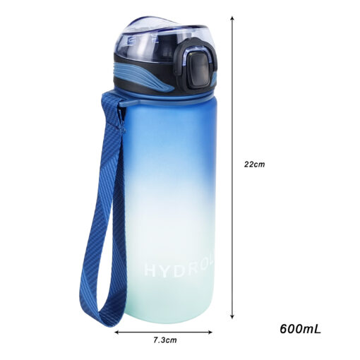 600ml drinking sports water bottle for fitness 5