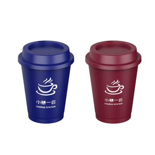 8oz 250ml single wall coffee cups reusable with lid 4