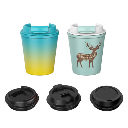 8oz reusable hot cups with lids 14