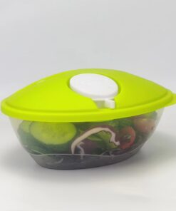 1200ml plastic salad box with leak proof salad dressings container 3