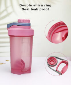 500ml shaker bottles for protein reusable water container 1