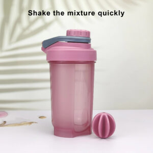 500ml shaker bottles for protein reusable water container 2