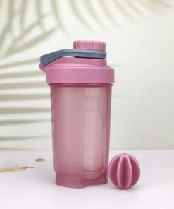 500ml shaker bottles for protein reusable water container 4