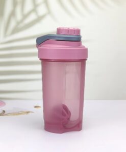 500ml shaker bottles for protein reusable water container 6