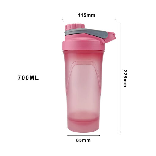 700ml shaker bottles protein mixes reusable water container 2