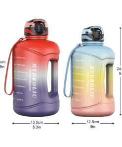 74oz 2200ml BPA free sport drinking bottle daily water intake bottle 1