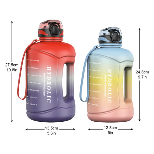 74oz 2200ml BPA free sport drinking bottle daily water intake bottle 1