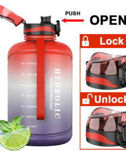 74oz 2200ml BPA free sport drinking bottle daily water intake bottle 12