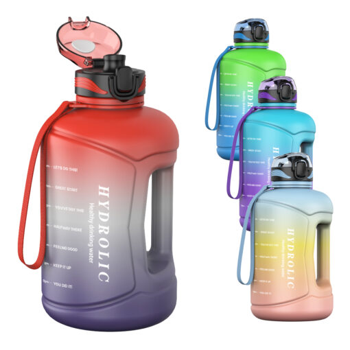 74oz 2200ml BPA free sport drinking bottle daily water intake bottle 2