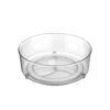 9“ clear space plastic lazy susan cabinet organizer 1