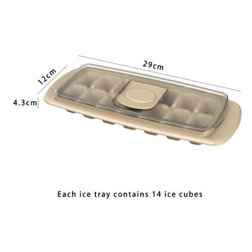 tackable Plastic Ice Tube Trays with lid for Freezer 1