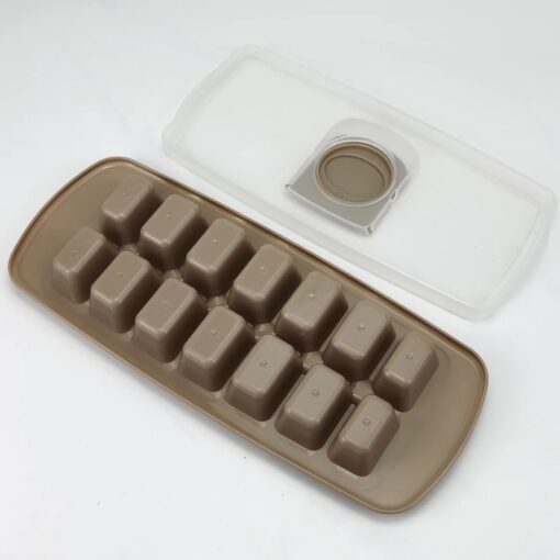 Stackable Plastic Ice Tube Trays with lid for Freezer 4