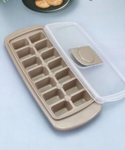 Stackable Plastic Ice Tube Trays with lid for Freezer 6