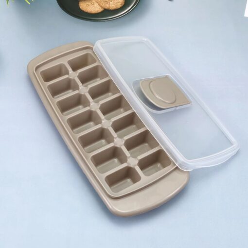 Stackable Plastic Ice Tube Trays with lid for Freezer 6