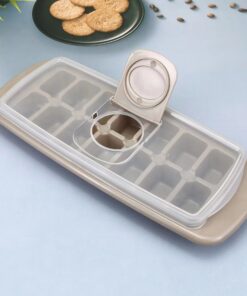 Stackable Plastic Ice Tube Trays with lid for Freezer 9