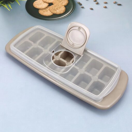 Stackable Plastic Ice Tube Trays with lid for Freezer 9