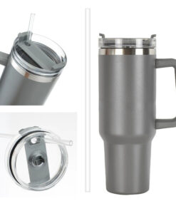 40oz 1200ml Insulated Stainless Steel Coffee Travel Mug Double Wall Vacuum Reusable Coffee Cup with Lid 1