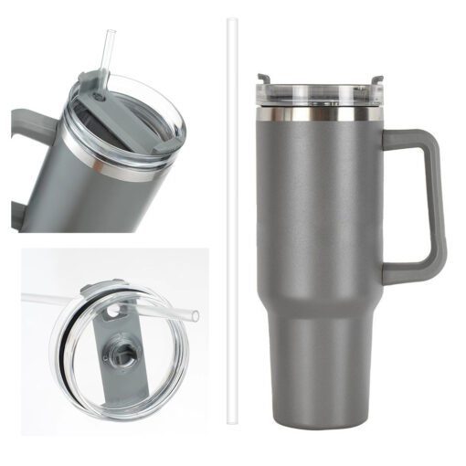 40oz 1200ml Insulated Stainless Steel Coffee Travel Mug Double Wall Vacuum Reusable Coffee Cup with Lid 1