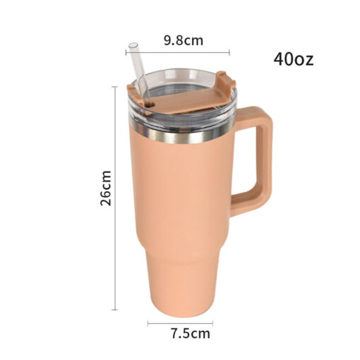 40oz 1200ml Insulated Stainless Steel Coffee Travel Mug Double Wall Vacuum Reusable Coffee Cup with Lid 3