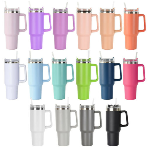 40oz 1200ml Insulated Stainless Steel Coffee Travel Mug Double Wall Vacuum Reusable Coffee Cup with Lid 4